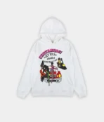 Vertabrae Atlanta Pop Up Hoodie White