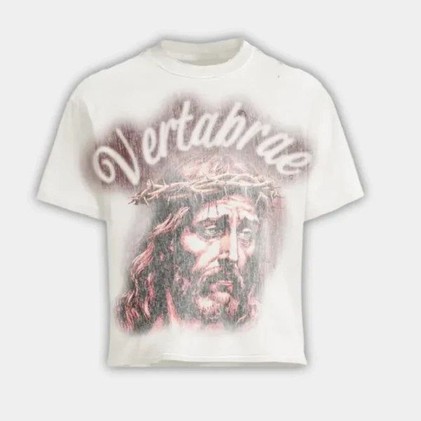 Vertabrae Jesus T Shirt White (2)