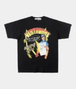 Vertabrae Nothing Without it Fire T Shirt Black