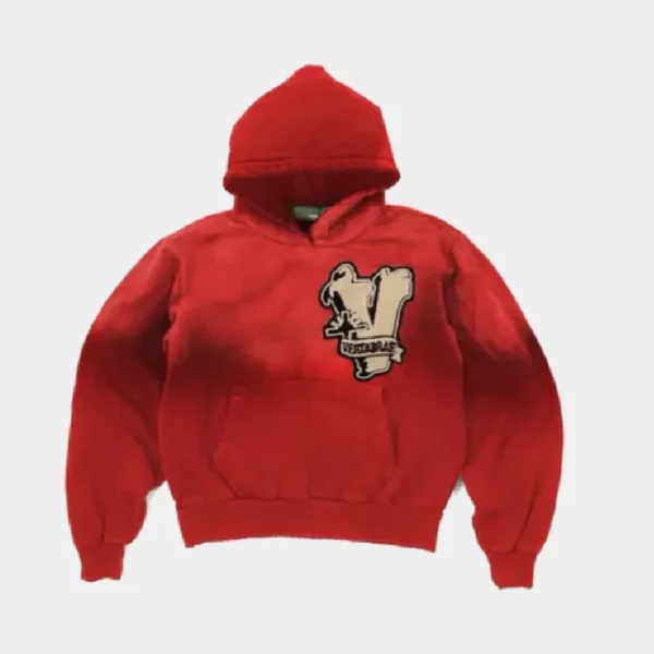 Vertabrae Vert Patch Hoodie Red